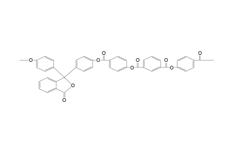 Polyester based on phenolphthalein, 4-hydroxybenzoic and isophthalic acids