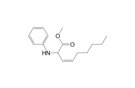 Methyl (Z)-2-(N-phenylamino)non-3-enoate