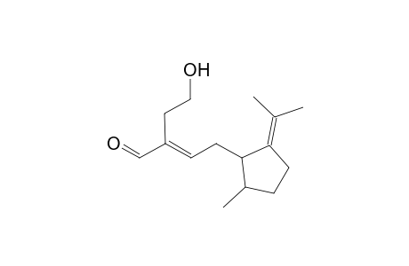 2-(Hydroxyethyl)-4-(2'-isopropylidene-5'-methylcyclopentyl)]but-2-enal