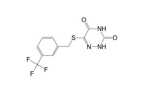 1,2,4-triazine-3,5(2H,4H)-dione, 6-[[[3-(trifluoromethyl)phenyl]methyl]thio]-