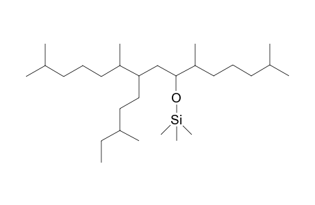 Trimethyl((2,6,10,14-tetramethyl-9-(3-methylpentyl)pentadecan-7-yl)oxy)silane