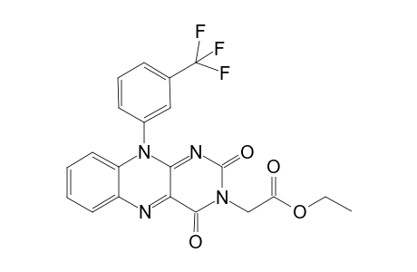 10-[(3'-Trifluoromethyl)phenyl]-3-(ethoxycarbonylmethyl)ioalloxazine