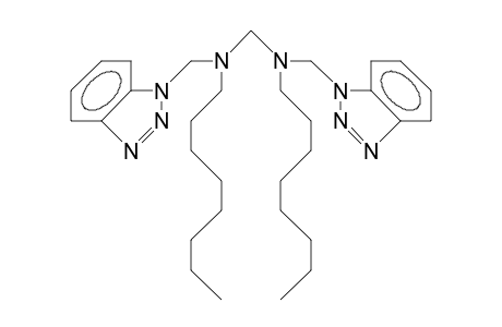 N,N'-Bis(benzotriazol-1-yl-methyl)-N,N'-dioctyl-methanediamine