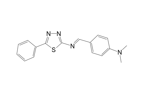 N-((E)-[4-(Dimethylamino)phenyl]methylidene)-5-phenyl-1,3,4-thiadiazol-2-amine