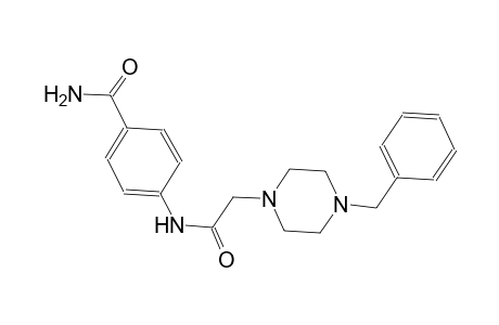 4-{[(4-benzyl-1-piperazinyl)acetyl]amino}benzamide