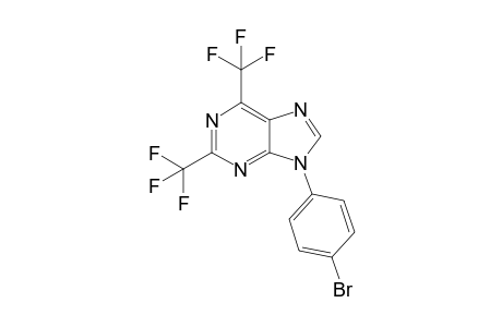 9-(4-Bromophenyl)-2,6-bis(trifluoromethyl)-9H-purine