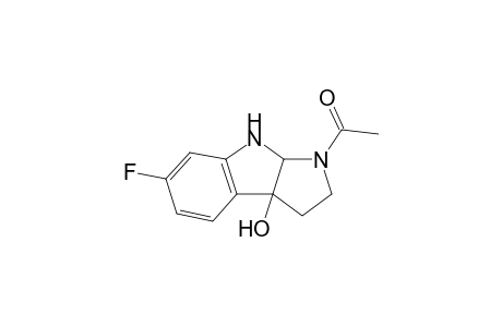 1-Acetyl-6-fluoro-1,2,3,3a,8,8a-hexahydropyrrolo[2,3-b]indol-3a-ol