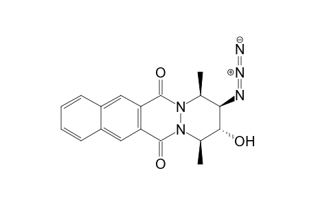 2-Hydroxy-3-azido-1,4-dimethyl-1,4,6,13-tetrahydrobenzo[g]pyridazino[1,2-b]phthalazine-6,13-dione