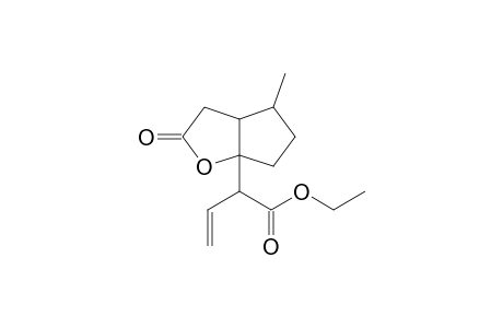 6aH-Cyclopenta[b]furan-6a-acetic acid, .alpha.-ethenylhexahydro-4-methyl-2-oxo-, ethyl ester