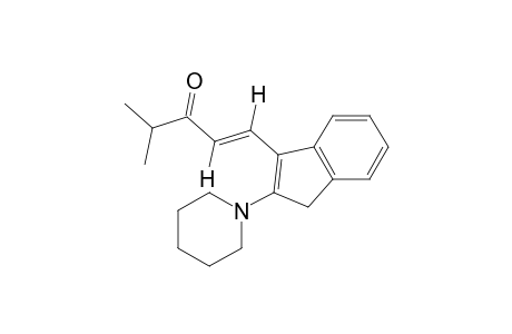 trans, 4-methyl-1-(2-piperidinoinden-3-yl)-1-penten-3-one