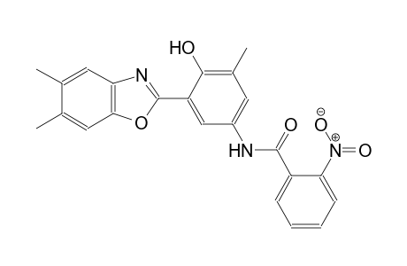 benzamide, N-[3-(5,6-dimethyl-2-benzoxazolyl)-4-hydroxy-5-methylphenyl]-2-nitro-