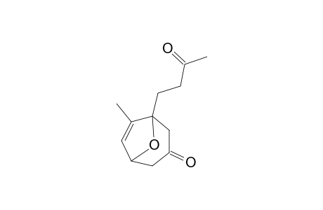 7-Methyl-1-(3-oxobutyl)-8-oxabicyclo{3.2.1]oct-6-en-3-one