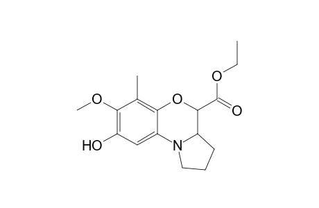 1H-Pyrrolo[2,1-c][1,4]benzoxazine-4-carboxylic acid, 2,3,3a,4-tetrahydro-8-hydroxy-7-methoxy-6-methyl-, ethyl ester