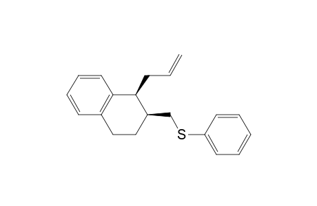 cis-2-((Phenylthio)methyl)-1-(2-propenyl)-1,2,3,4-tetrahydronaphthalene