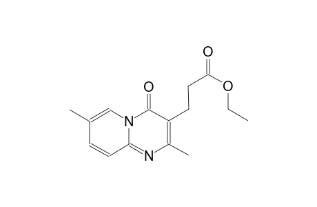 4H-pyrido[1,2-a]pyrimidine-3-propanoic acid, 2,7-dimethyl-4-oxo-,ethyl ester
