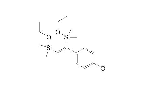 (Z)-1,2-Bis(dimethylethoxysilyl)-1-(4-methoxyphenyl)ethene