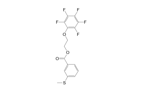 3-(Methylthio)benzoic acid, 2-(pentafluorophenoxy)ethyl ester