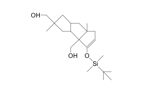 1b,4b-Bis(hydroxymethyl)-4a,8b-dimethyl-11-(T-butyl-dimethyl-silyloxy)-cis, cis-tricyclo(6.3.0.0/2,6)undec-10-ene