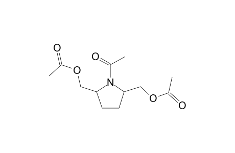2,5-Bis(acetoxymethyl)-1-acetylpyrrolidine