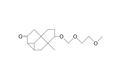 9-(2-Methoxy-ethoxymethoxy)-8-methyl-tetracyclo(6.3.0.0/1,5/.0/4,6/)undecan-3-one