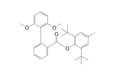 2,6-Di-t-butyl-4-methylphenyl 2',6'-dimethoxybiphenyl-2-carboxylate