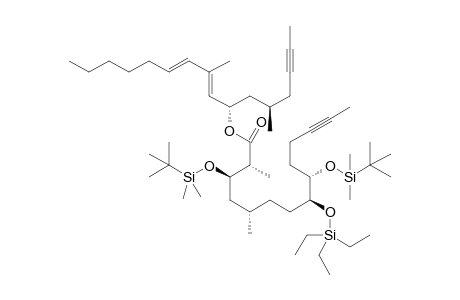 [(1S,2E,4E)-3-methyl-1-[(2R)-2-methylhex-4-ynyl]deca-2,4-dienyl] (2R,3R,5S,8S,9S)-3,9-bis[[tert-butyl(dimethyl)silyl]oxy]-2,5-dimethyl-8-triethylsilyloxy-tetradec-12-ynoate