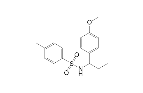 N-[1-(4-methoxyphenyl)propyl]-4-methyl-benzenesulfonamide
