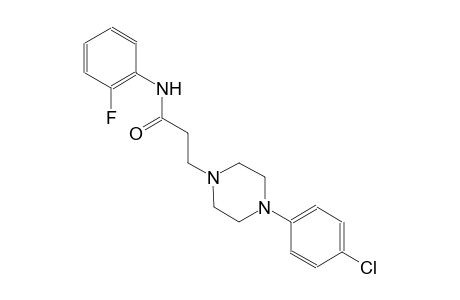1-piperazinepropanamide, 4-(4-chlorophenyl)-N-(2-fluorophenyl)-