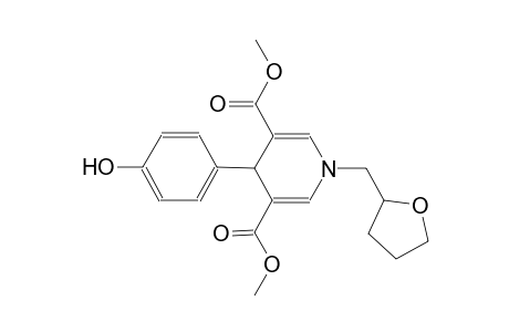 4-(4-hydroxyphenyl)-1-(2-oxolanylmethyl)-4H-pyridine-3,5-dicarboxylic acid dimethyl ester