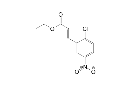 2-Propenoic acid, 3-(2-chloro-5-nitrophenyl)-, ethyl ester