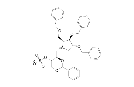 2,3,5-TRI-O-BENZYL-1,4-DIDEOXY-1,4-[[(2'S,3'S)-2',4'-O-BENZYLIDENE-3'-(SULFOOXY)-BUTYL]-EPISULFONIUMYLIDENE]-D-XYLITOL-INNER-SALT