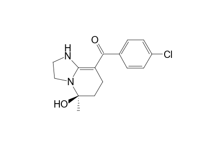 (4-chlorophenyl)-(5-hydroxy-5-methyl-2,3,6,7-tetrahydro-1H-imidazo[1,2-a]pyridin-8-yl)methanone