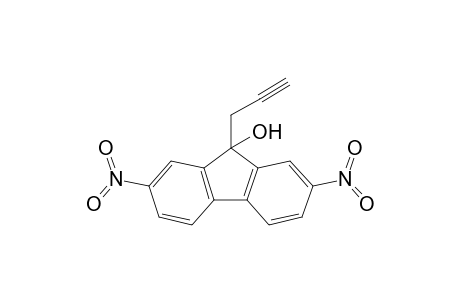 9-Hydroxy-2,7-dinitro-9-(2-propynyl)fluorene