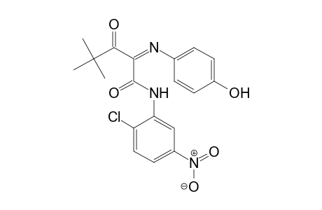 Pentanamide, N-(2-chloro-5-nitrophenyl)-2-[(4-hydroxyphenyl)imino]-4,4-dimethyl-3-oxo-