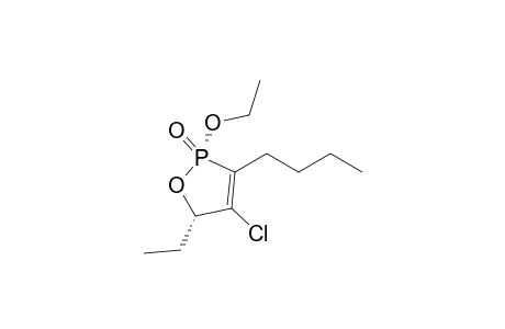cis-3-Butyl-4-chloro-2-ethoxy-5-ethyl-2,5-dihydro-1,2-oxaphosphole 2-Oxide