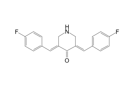 (3E,5E)-3,5-Bis(4-fluorobenzylidene)piperidin-4-one