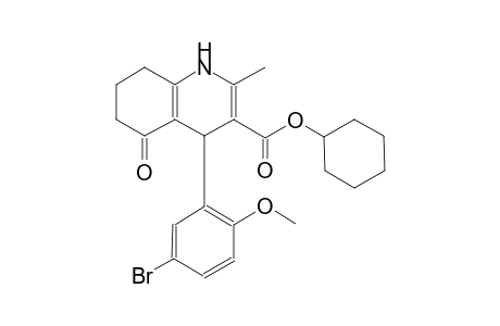 3-quinolinecarboxylic acid, 4-(5-bromo-2-methoxyphenyl)-1,4,5,6,7,8-hexahydro-2-methyl-5-oxo-, cyclohexyl ester