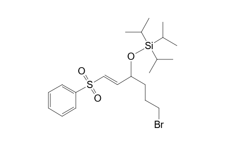 (E)-6-Bromo-1-(phenylsulfonyl)-3-(triisopropylsilyloxy)-1-hexene