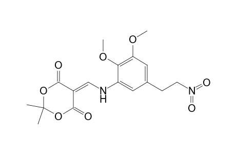 1,3-Dioxane-4,6-dione, 5-[[[2,3-dimethoxy-5-(2-nitroethyl)phenyl]amino]methylene]-2,2-dimethyl-