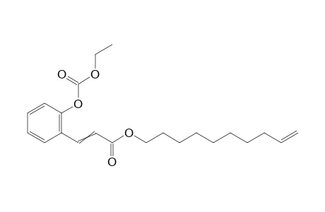 3-(2-Ethoxycarbonyloxy-phenyl)acrylic acid dec-9-enyl ester