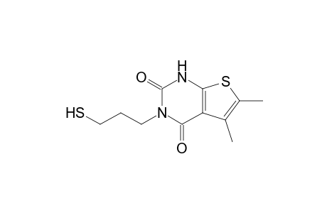 3-(3-mercaptopropyl)-5,6-dimethyl-1H-thieno[2,3-d]pyrimidine-2,4-dione