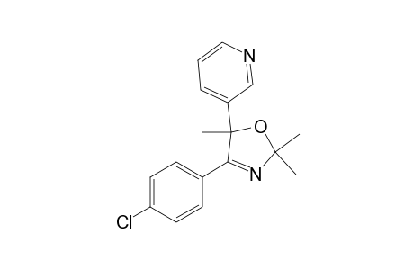 Pyridine, 3-[4-(4-chlorophenyl)-2,5-dihydro-2,2,5-trimethyl-5-oxazolyl]-