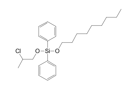 Silane, diphenyl(2-chloropropoxy)nonyloxy-