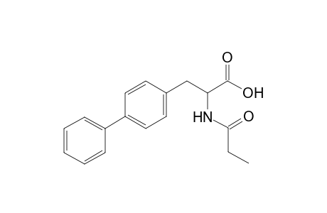 2-propionyl amino-3-biphenyl propanoic acid