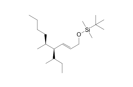 (E)-(4S*,5S*)-(1,1-Dimethylethyl)dimethyl[(4-(1-methylpropyl)-5-methyl-2-nonenyl)oxy]silane