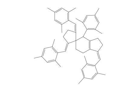 2',3',6',7'-tetrahydro-4'-(2,4,6-trimethylphenyl)-1',2,5-tris[(E)-(2,4,6-trimethylphenyl)methylene]spiro[cyclopentane-1,5'(4'H)-indene