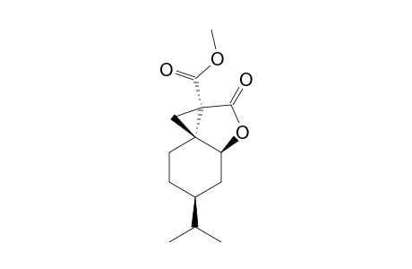 Methyl (1aR)-5-isopropyl-hexahydro-2-oxo-1H,5H-cyclopropa[c]benzofurane-1a-carboxylate