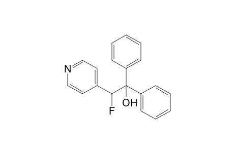 2-Fluoranyl-1,1-diphenyl-2-pyridin-4-yl-ethanol