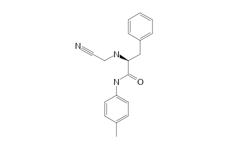 (2S)-2-[(CYANOMETHYL)-AMINO]-N-(4-METHYLPHENYL)-3-PHENYLPROPANAMIDE
