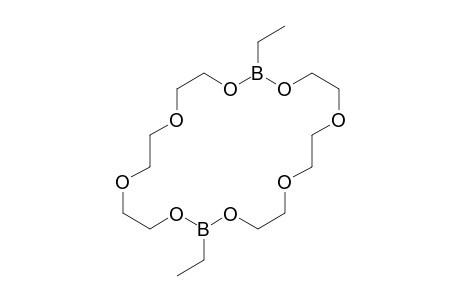 2,13-Dibora-1,3,6,9,12,14,17,20-octaoxacyclodocosane, 2,13-diethyl-